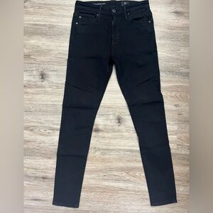 Women’s AG Black The Farrah Skinny Ankle Jean
